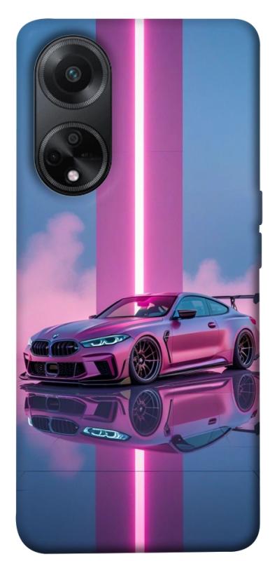Чехол itsPrint Pink neon car для Oppo A58 4G, авто, купить оптом с доставкой