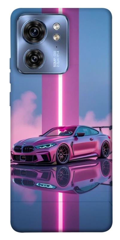 Чехол itsPrint Pink neon car для Motorola Edge 40, авто, купить оптом с доставкой
