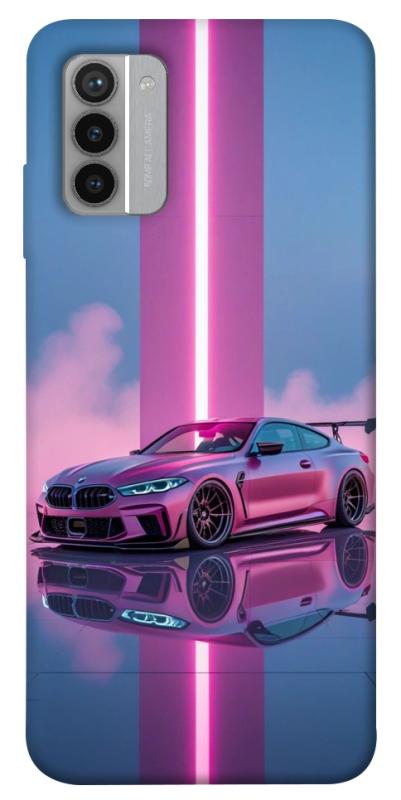 Чехол itsPrint Pink neon car для Nokia G42, авто, купить оптом с доставкой