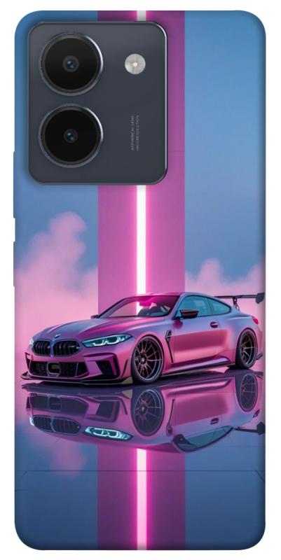 Чехол itsPrint Pink neon car для Vivo Y36, авто, купить оптом с доставкой