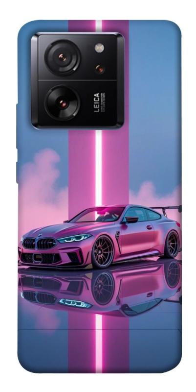 Чехол itsPrint Pink neon car для Xiaomi 13T, авто, купить оптом с доставкой