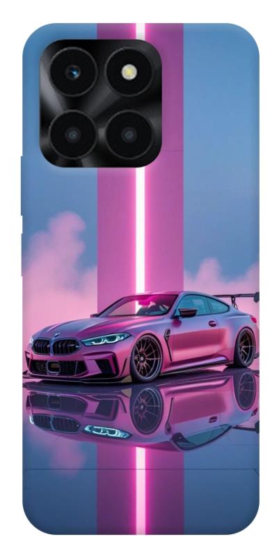 Чехол itsPrint Pink neon car для Huawei Honor X6a, авто, купить оптом с доставкой