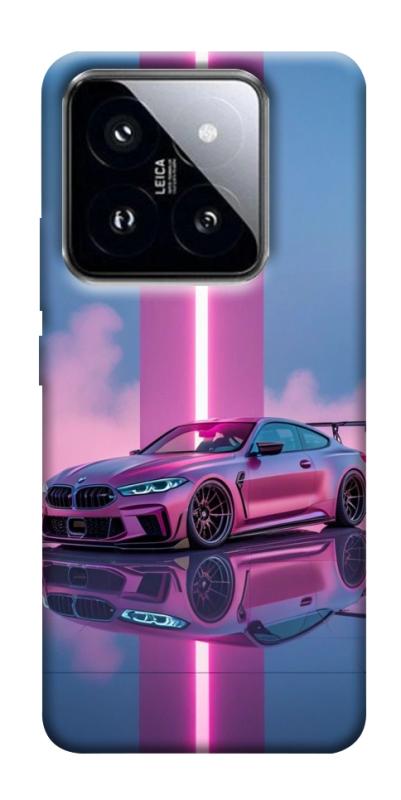 Чехол itsPrint Pink neon car для Xiaomi 14 Pro, авто, купить оптом с доставкой