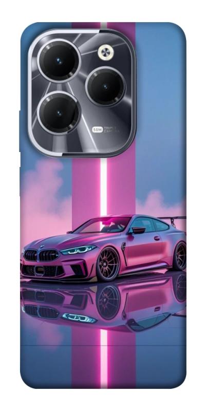 Чехол itsPrint Pink neon car для Infinix Hot 40, авто, купить оптом с доставкой