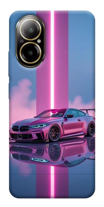 Чехол itsPrint Pink neon car для Realme C67 4G, авто, купить оптом с доставкой