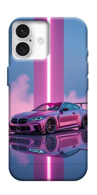Чехол itsPrint Pink neon car для Apple iPhone 16 (6.1"), авто, купить оптом с доставкой