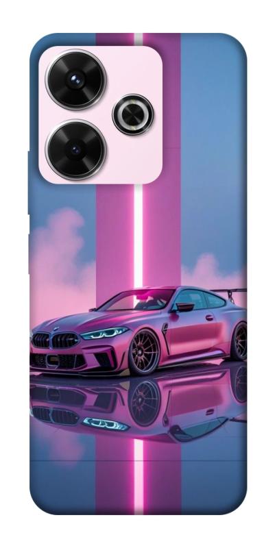 Чехол itsPrint Pink neon car для Xiaomi Redmi 13 4G / Poco M6 4G, авто, купить оптом с доставкой