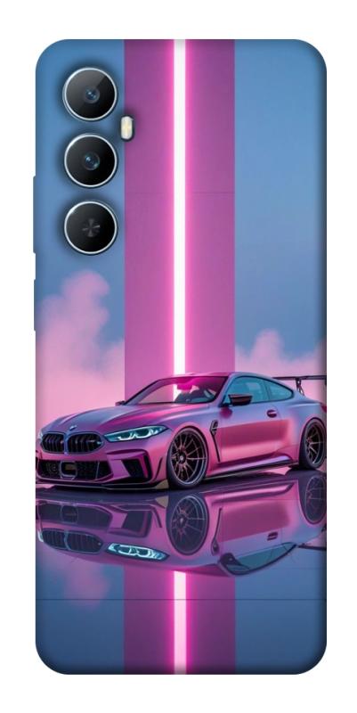 Чехол itsPrint Pink neon car для Realme C65 4G, авто, купить оптом с доставкой