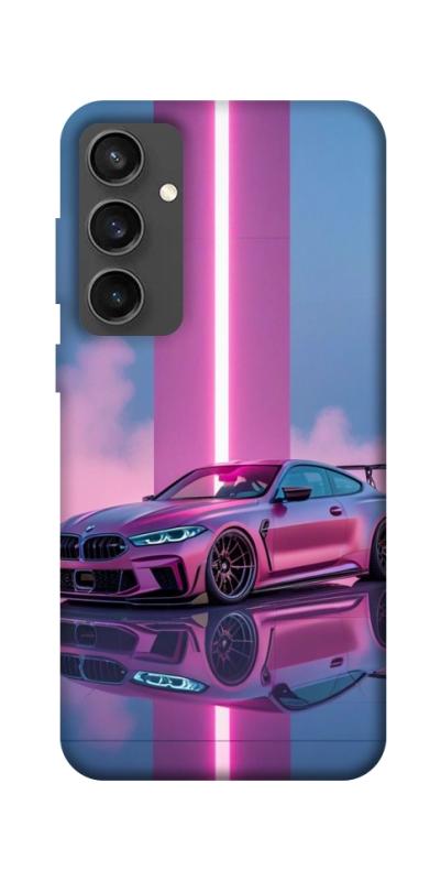 Чехол itsPrint Pink neon car для Samsung Galaxy S24 FE, авто, купить оптом с доставкой