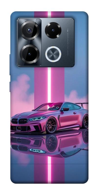 Чехол itsPrint Pink neon car для Infinix Note 40 Pro 4G, авто, купить оптом с доставкой