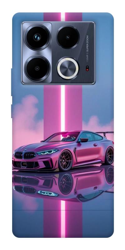 Чехол itsPrint Pink neon car для Infinix Note 40 4G, авто, купить оптом с доставкой