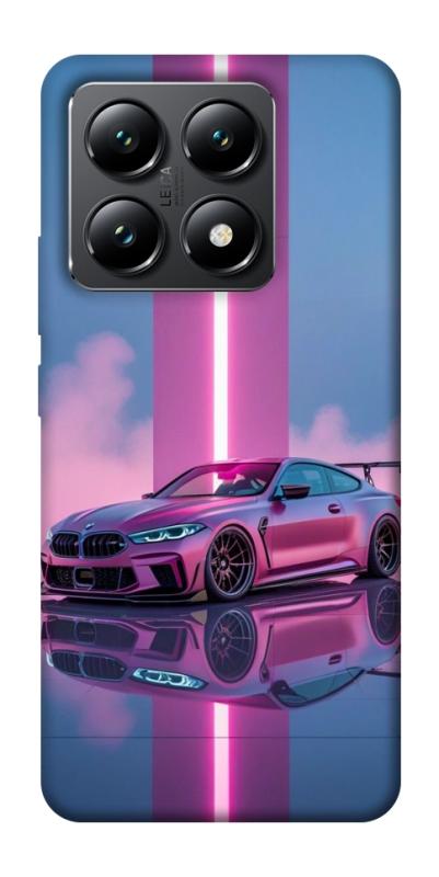 Чохол itsPrint Pink neon car для Xiaomi 14T, авто, купити оптом з доставкою