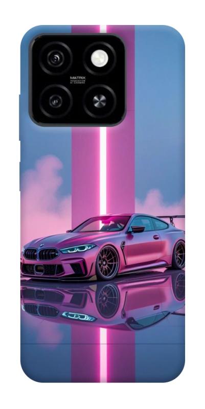 Чохол itsPrint Pink neon car для ZTE Blade A55 4G, авто, купити оптом з доставкою