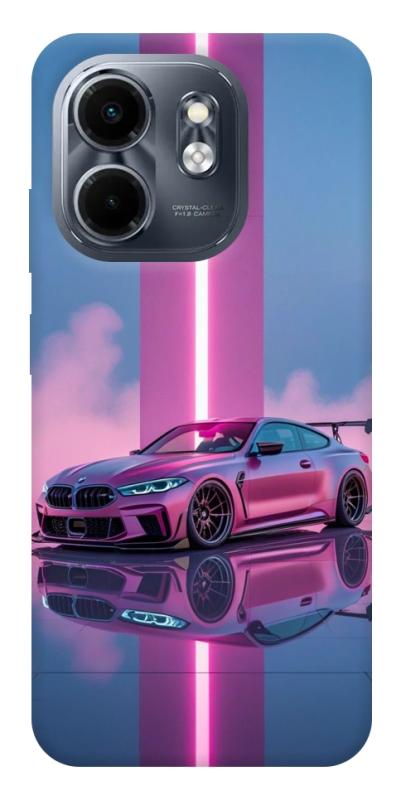 Чехол itsPrint Pink neon car для Infinix Smart 9 4G / Hot 50i, авто, купить оптом с доставкой