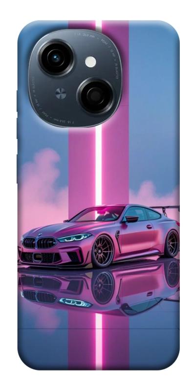 Чохол itsPrint Pink neon car для TECNO Spark Go 1, авто, купити оптом з доставкою