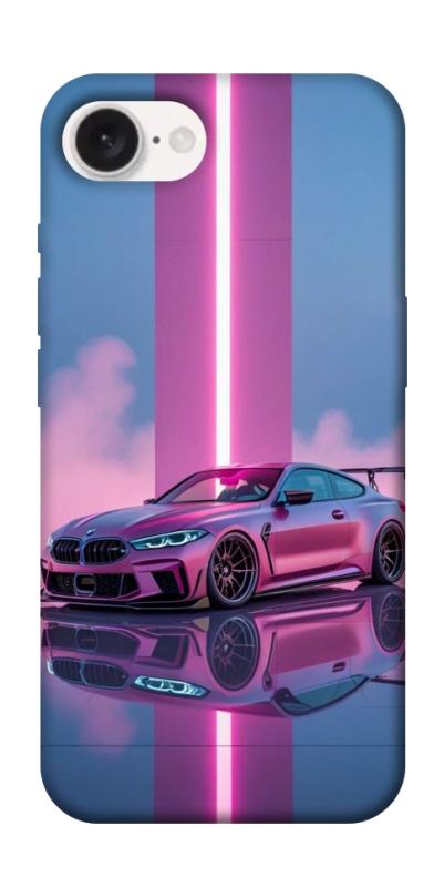 Чохол itsPrint Pink neon car для Apple iPhone 16e (6.1"), авто, купити оптом з доставкою