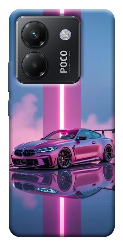Чехол itsPrint Pink neon car для Xiaomi Poco M7 Pro 5G, авто, купить оптом с доставкой
