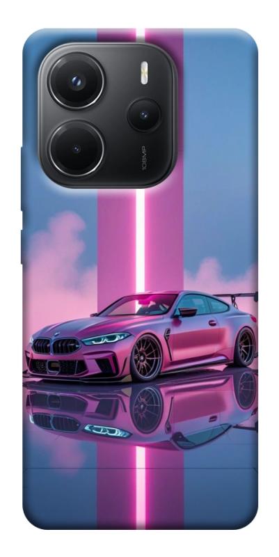Чехол itsPrint Pink neon car для Xiaomi Redmi Note 14 4G (Int. version), авто, купить оптом с доставкой