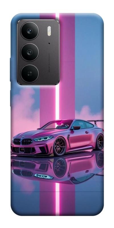 Чехол itsPrint Pink neon car для Realme C75, авто, купить оптом с доставкой