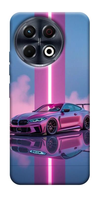 Чехол itsPrint Pink neon car для TECNO Spark 30 Pro (KL7), авто, купить оптом с доставкой