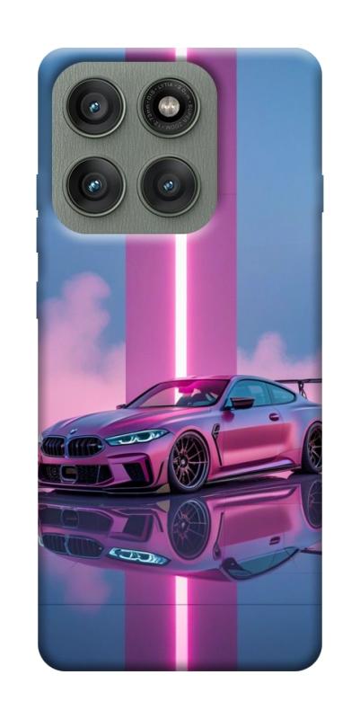 Чехол itsPrint Pink neon car для Motorola Edge 60 Pro, авто, купить оптом с доставкой