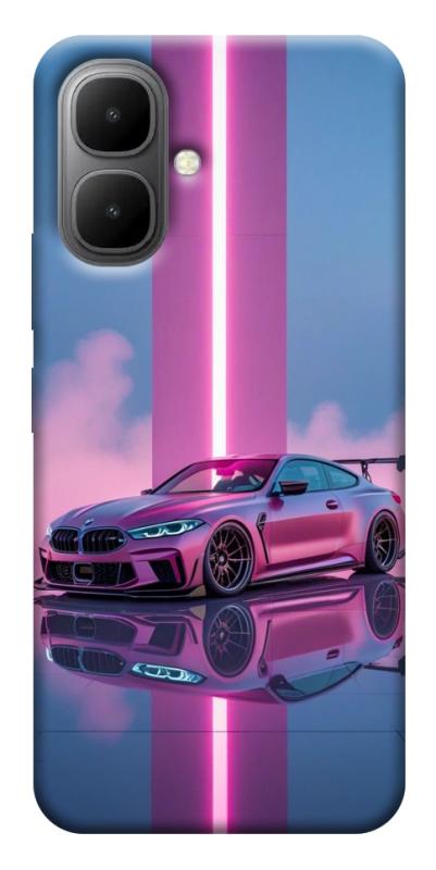 Чехол itsPrint Pink neon car для Infinix Smart 10, авто, купить оптом с доставкой