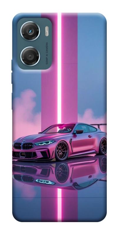 Чехол itsPrint Pink neon car для Motorola Moto G06, авто, купить оптом с доставкой