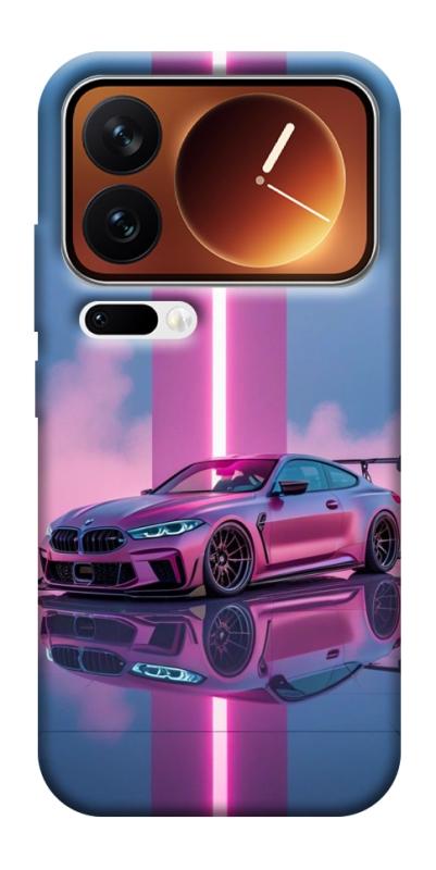 Чехол itsPrint Pink neon car для Xiaomi 17 Pro Max, авто, купить оптом с доставкой