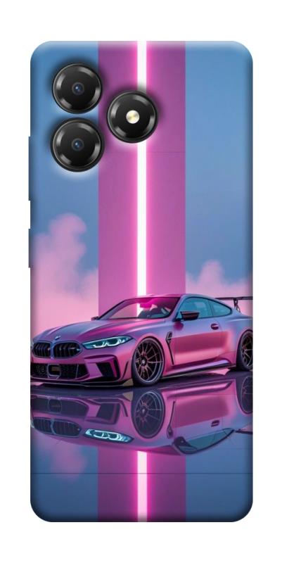 Чехол itsPrint Pink neon car для ZTE Blade A36, авто, купить оптом с доставкой