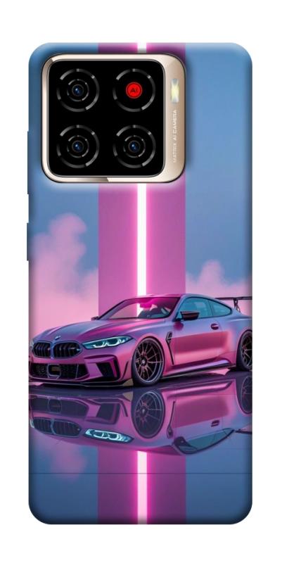 Чехол itsPrint Pink neon car для ZTE Blade A56, авто, купить оптом с доставкой