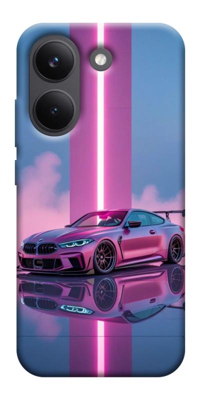 Чехол itsPrint Pink neon car для Xiaomi Poco X8 Pro, авто, купить оптом с доставкой