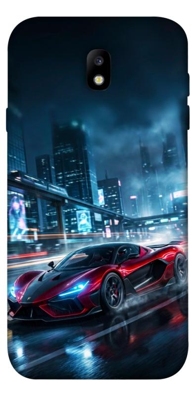 Чехол itsPrint Red sport car для Samsung J730 Galaxy J7 (2017), авто, купить оптом с доставкой