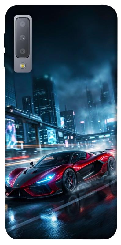 Чехол itsPrint Red sport car для Samsung A750 Galaxy A7 (2018), авто, купить оптом с доставкой
