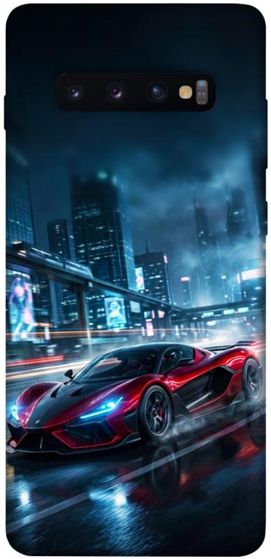 Чехол itsPrint Red sport car для Samsung Galaxy S10+, авто, купить оптом с доставкой