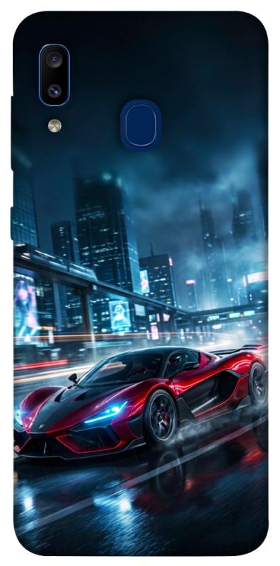 Чехол itsPrint Red sport car для Samsung Galaxy A20 / A30, авто, купить оптом с доставкой