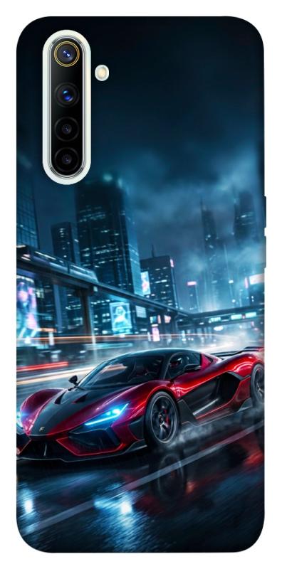 Чехол itsPrint Red sport car для Realme 6, авто, купить оптом с доставкой