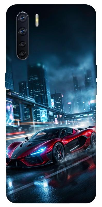 Чехол itsPrint Red sport car для Oppo A91, авто, купить оптом с доставкой