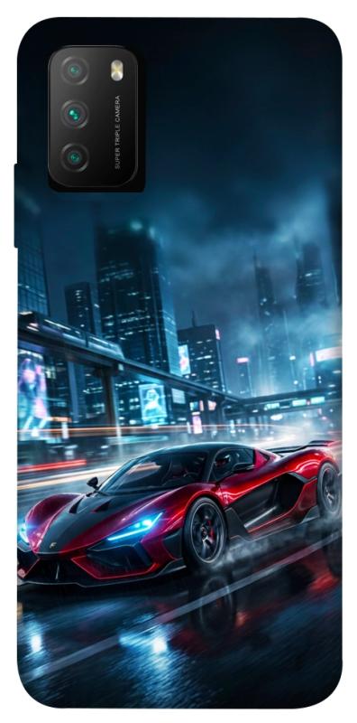 Чехол itsPrint Red sport car для Xiaomi Poco M3, авто, купить оптом с доставкой