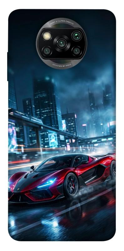 Чехол itsPrint Red sport car для Xiaomi Poco X3 NFC / Poco X3 Pro, авто, купить оптом с доставкой