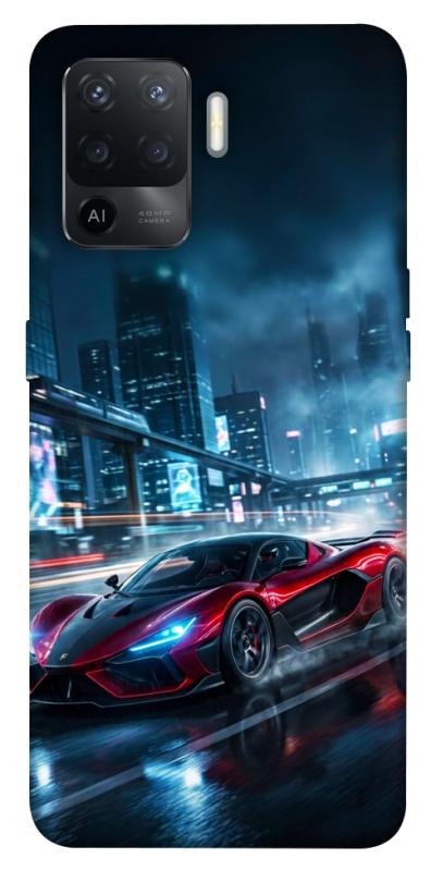 Чехол itsPrint Red sport car для Oppo Reno 5 Lite, авто, купить оптом с доставкой