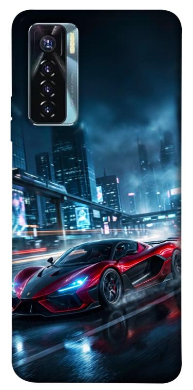 Чехол itsPrint Red sport car для TECNO Camon 17 Pro, авто, купить оптом с доставкой