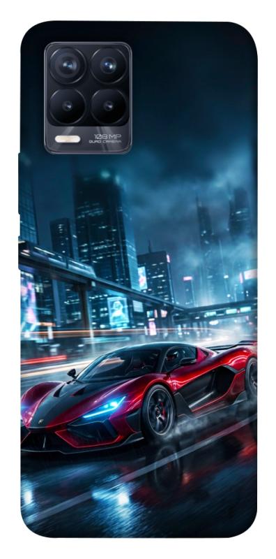 Чехол itsPrint Red sport car для Realme 8, авто, купить оптом с доставкой