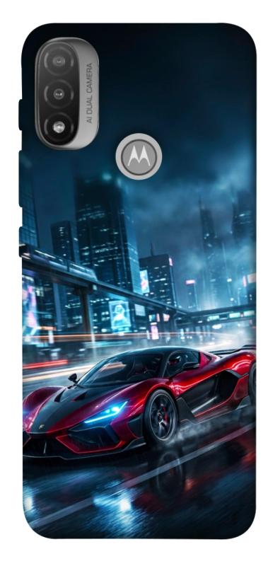 Чехол itsPrint Red sport car для Motorola Moto E20, авто, купить оптом с доставкой