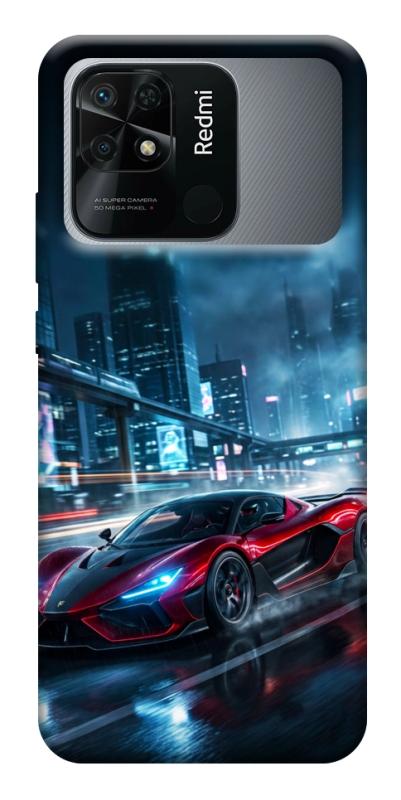 Чехол itsPrint Red sport car для Xiaomi Redmi 10C, авто, купить оптом с доставкой