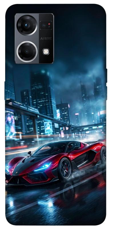 Чехол itsPrint Red sport car для Oppo Reno 7 4G, авто, купить оптом с доставкой