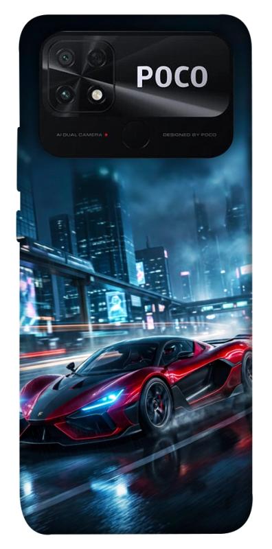 Чехол itsPrint Red sport car для Xiaomi Poco C40, авто, купить оптом с доставкой
