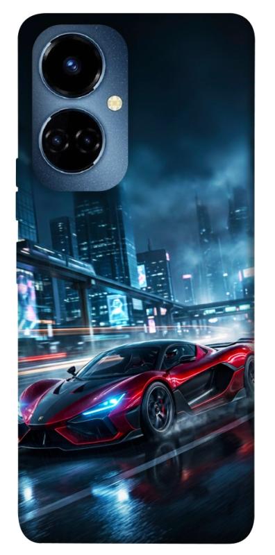 Чехол itsPrint Red sport car для TECNO Camon 19 (CI6n) / 19 Pro (CI8n), авто, купить оптом с доставкой