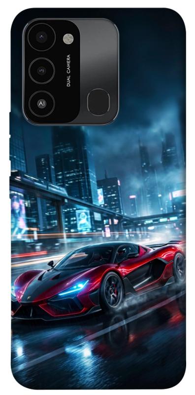 Чехол itsPrint Red sport car для Tecno Spark Go 2022 (KG5m), авто, купить оптом с доставкой