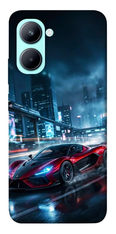 Чехол itsPrint Red sport car для Realme C33, авто, купить оптом с доставкой