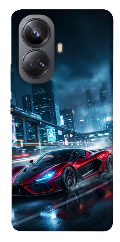 Чехол itsPrint Red sport car для Realme 10 Pro+, авто, купить оптом с доставкой